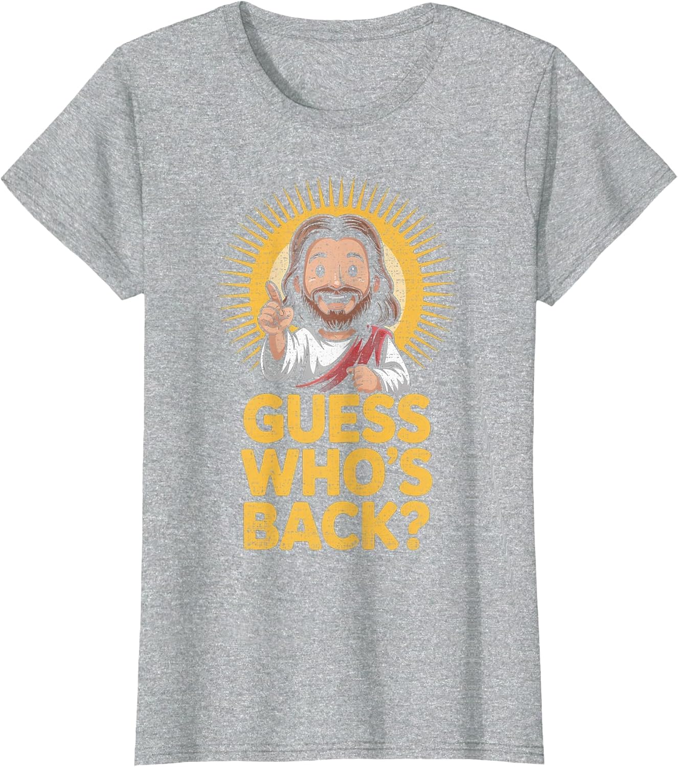 Easter Guess Whos Back Jesus Funny Religious Men Women Kids