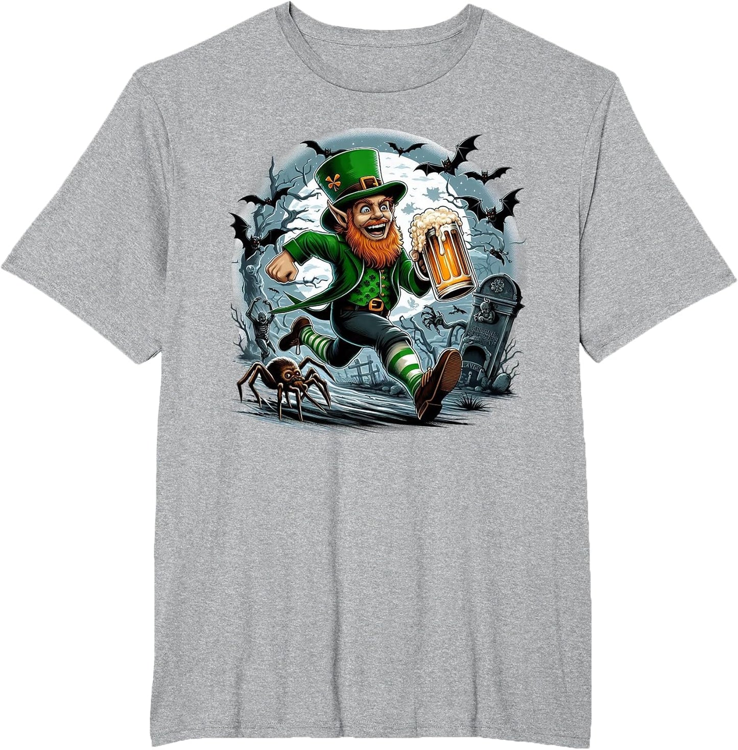 Leprechaun Beer Running Horror Movie Funny St. Patrick's Day