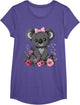 Koala Kawaii Koala Bear Pink Bow Flowers Girls Kids