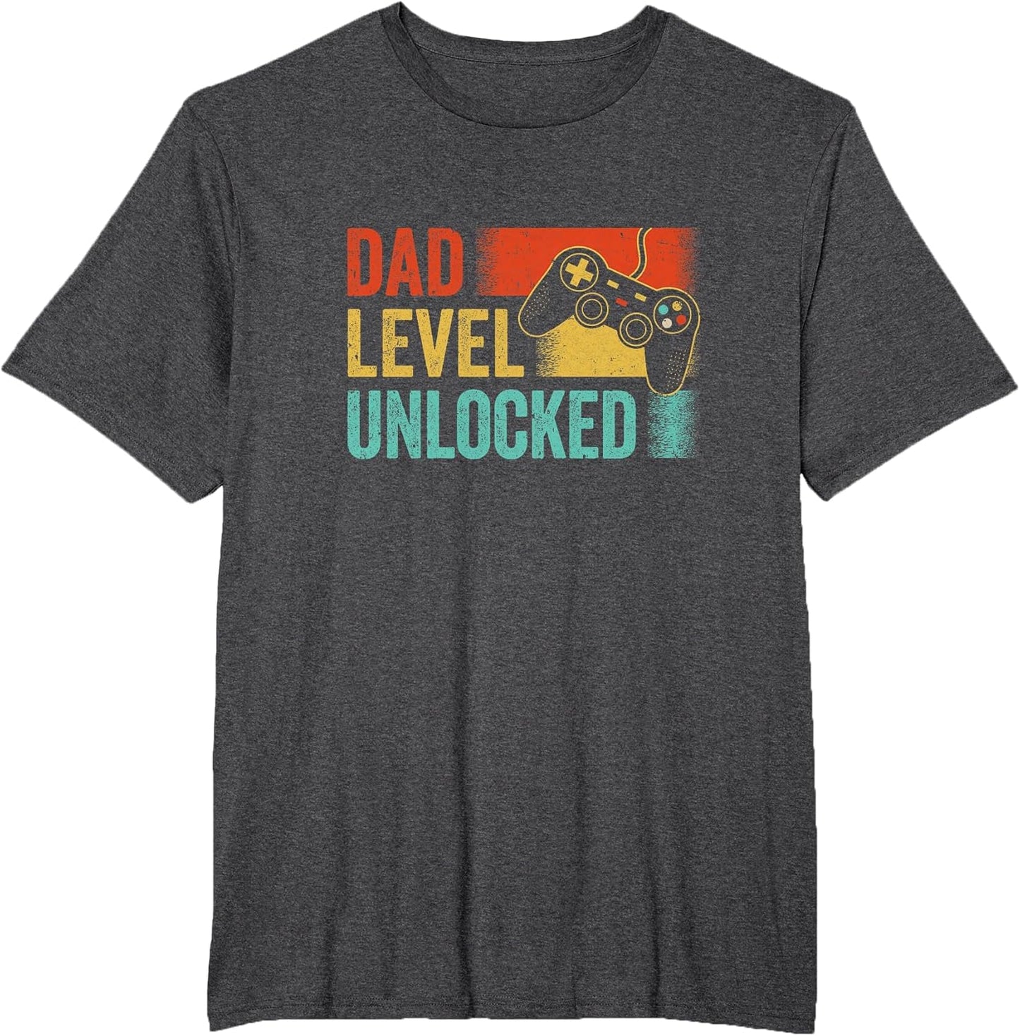 Funny New Dad Fathers Day Dad Level Unlocked Gaming Gamer