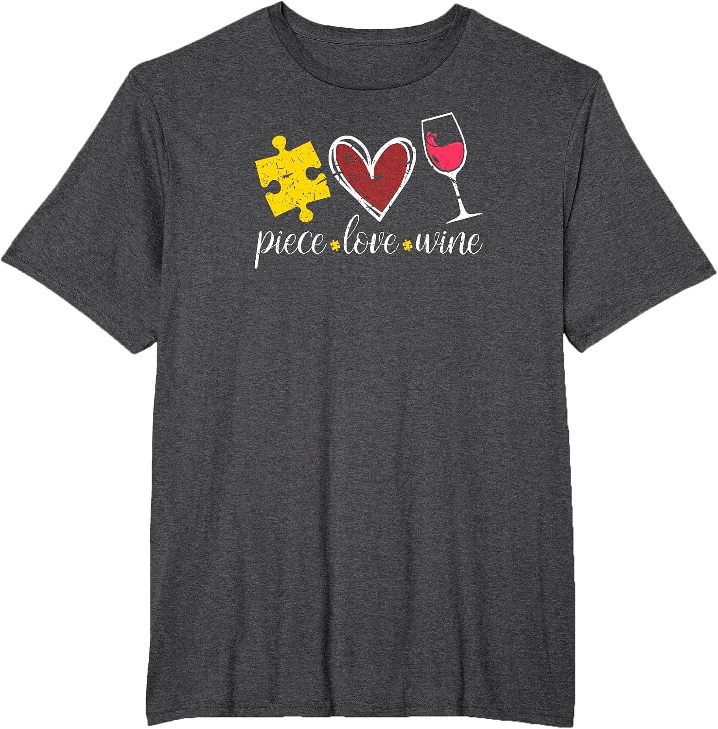 Puzzle Piece Love Wine Puzzle