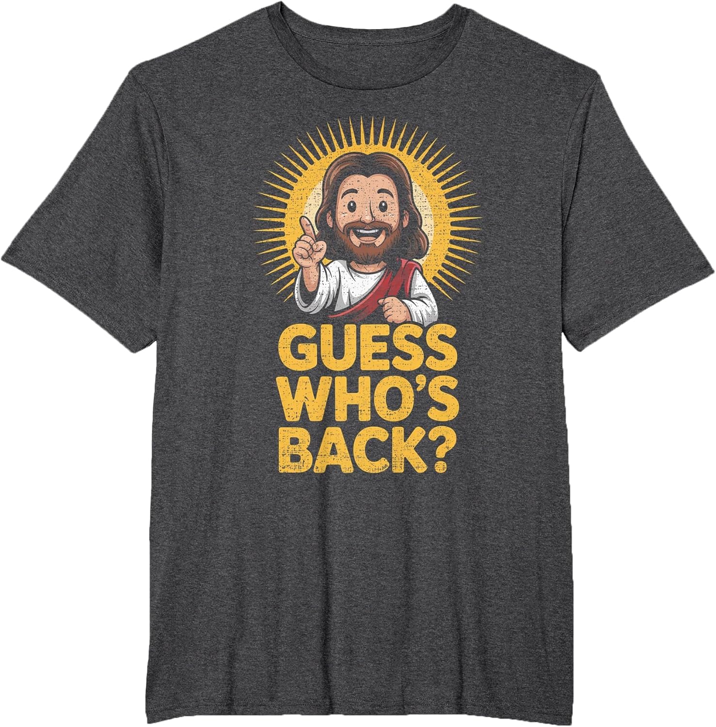 Easter Guess Whos Back Jesus Funny Religious Men Women Kids