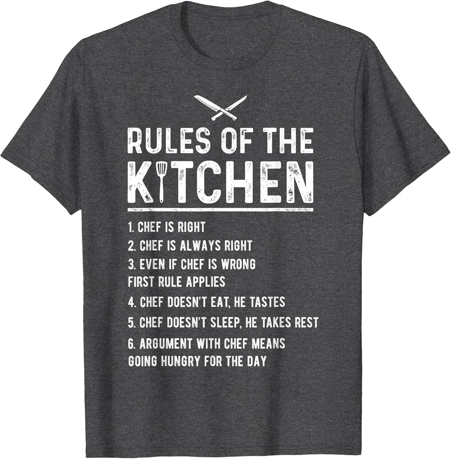 Rules of The Kitchen Funny Master Cook Restaurant Chef Joke
