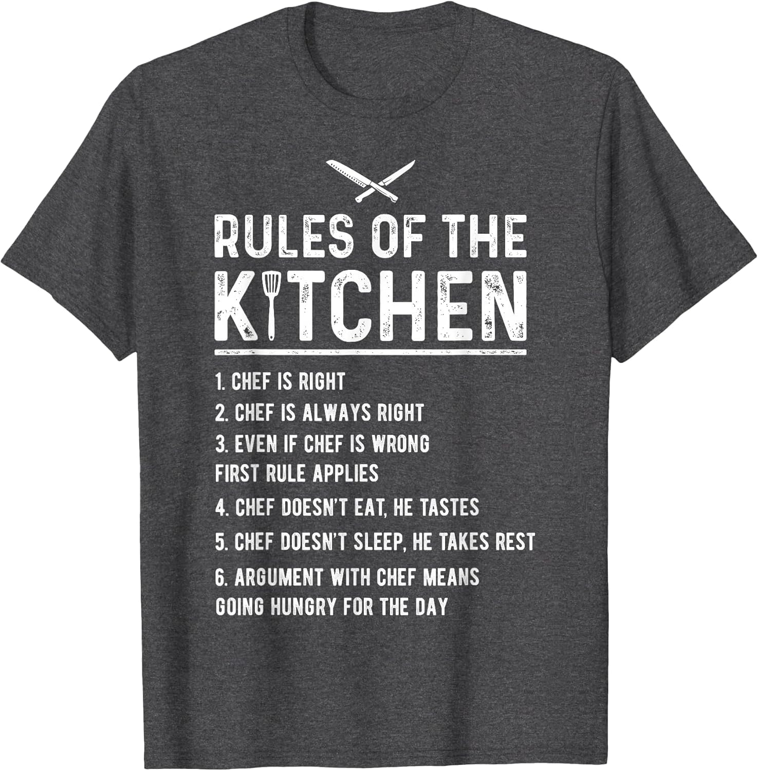 Rules of The Kitchen Funny Master Cook Restaurant Chef Joke