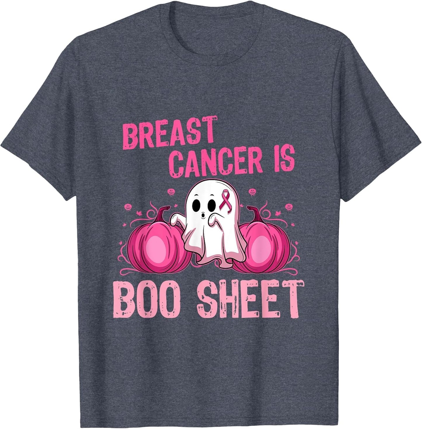 Halloween Women Boob Skeleton Breast Cancer Ribbon Support