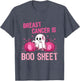 Halloween Women Boob Skeleton Breast Cancer Ribbon Support