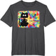 Its Fine Im Fine Everything is Fine Funny Black Cat Tie Dye