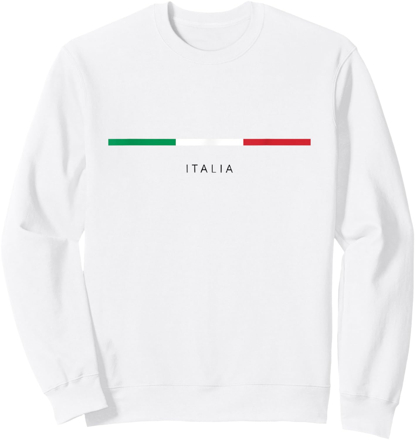 Italy Printed Sweatshirt - Sweatshirt | White