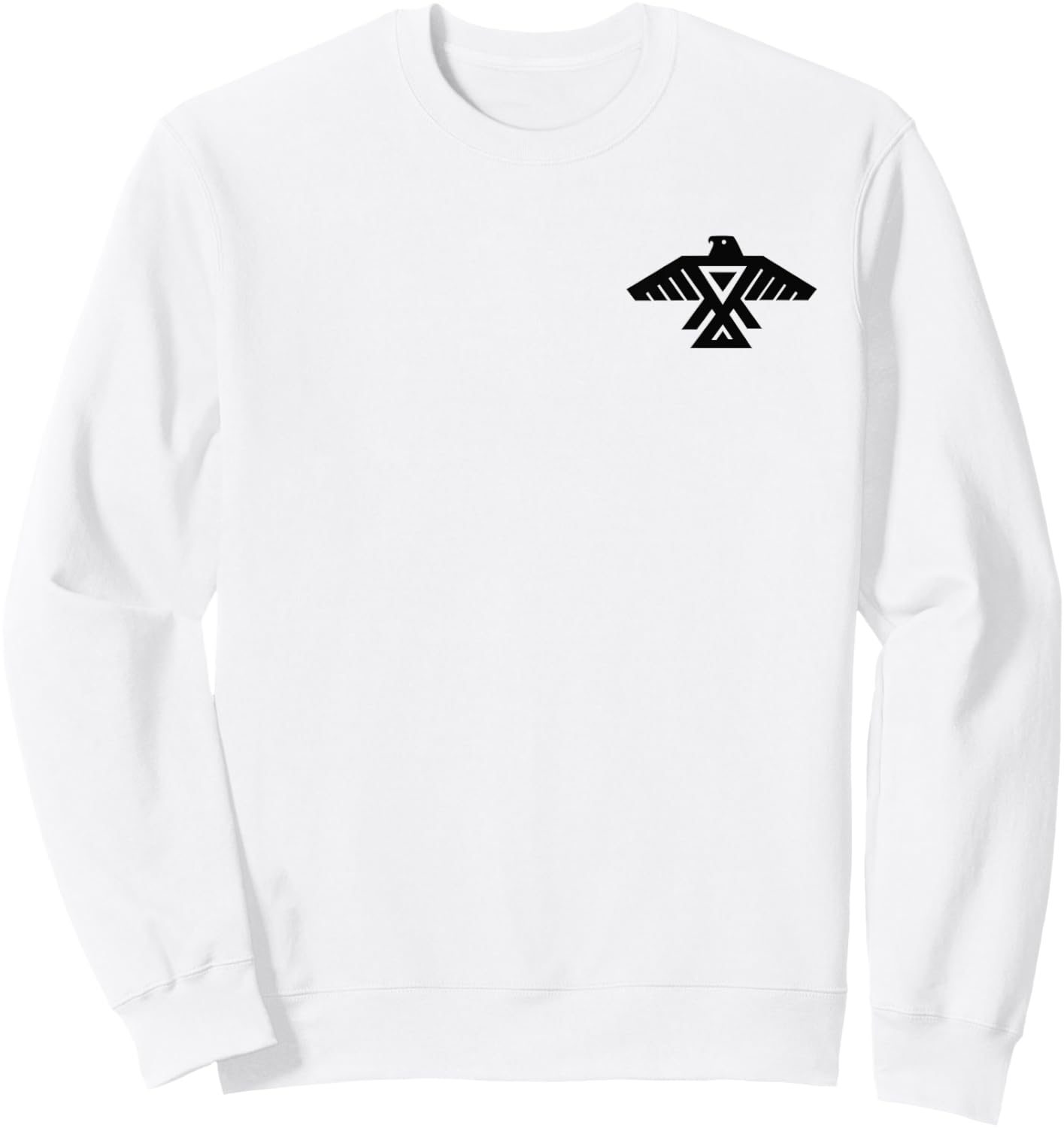 Anishinaabe Thunderbird Flag Symbol Anishinabe Sweatshirt - Sweatshirt | White