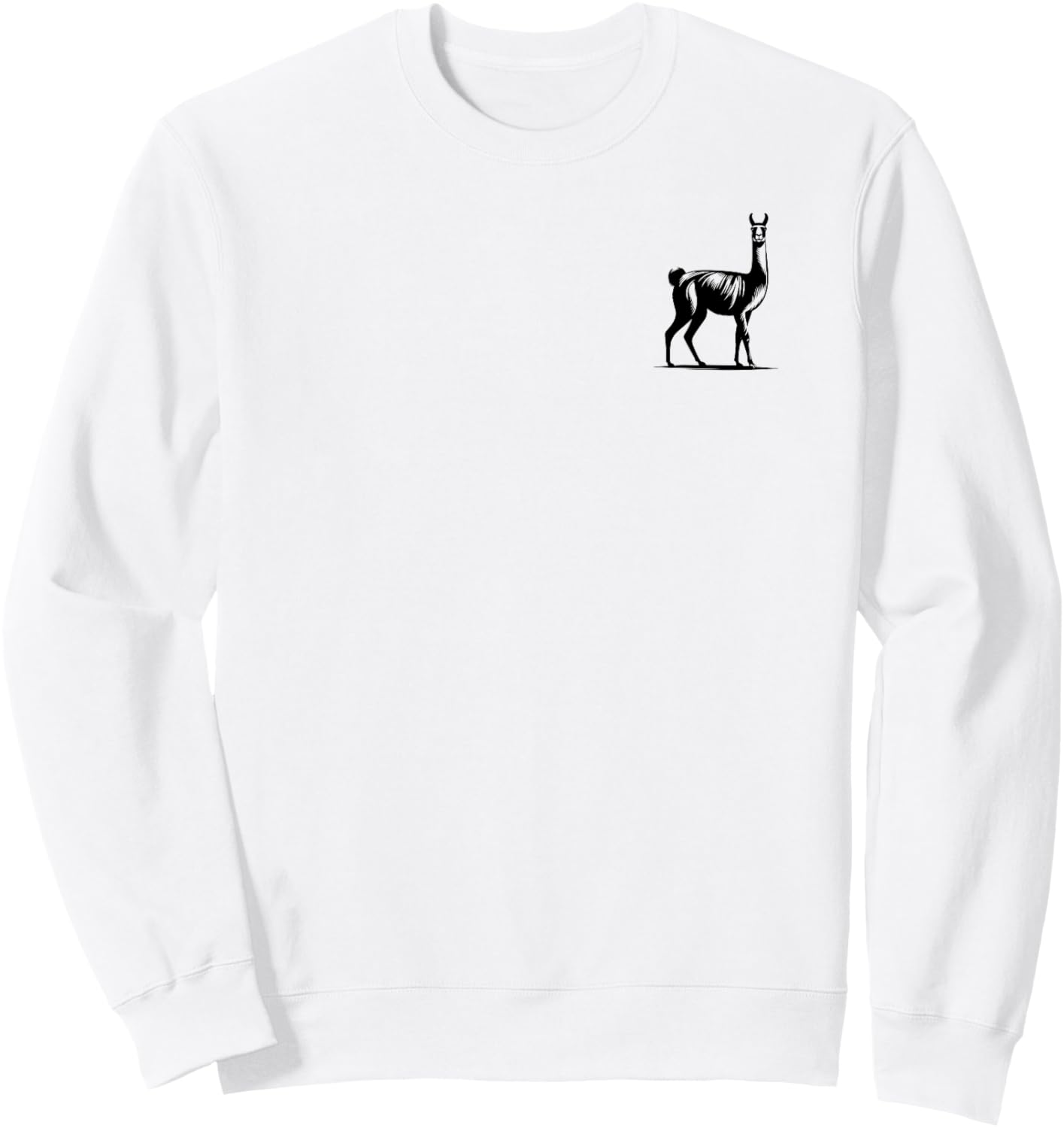 Guanaco Dad Mom Lover - Monochromatic Guanaco Sweatshirt - Sweatshirt | White