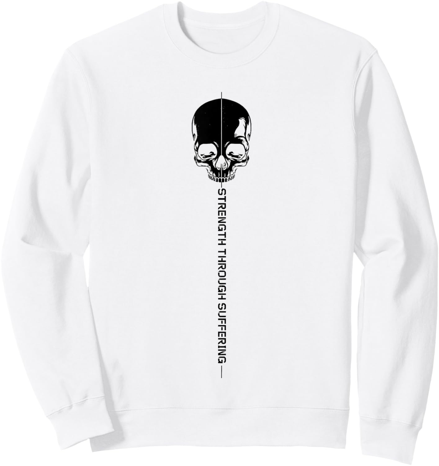 Strength Through Suffering Sweatshirt - Sweatshirt | White