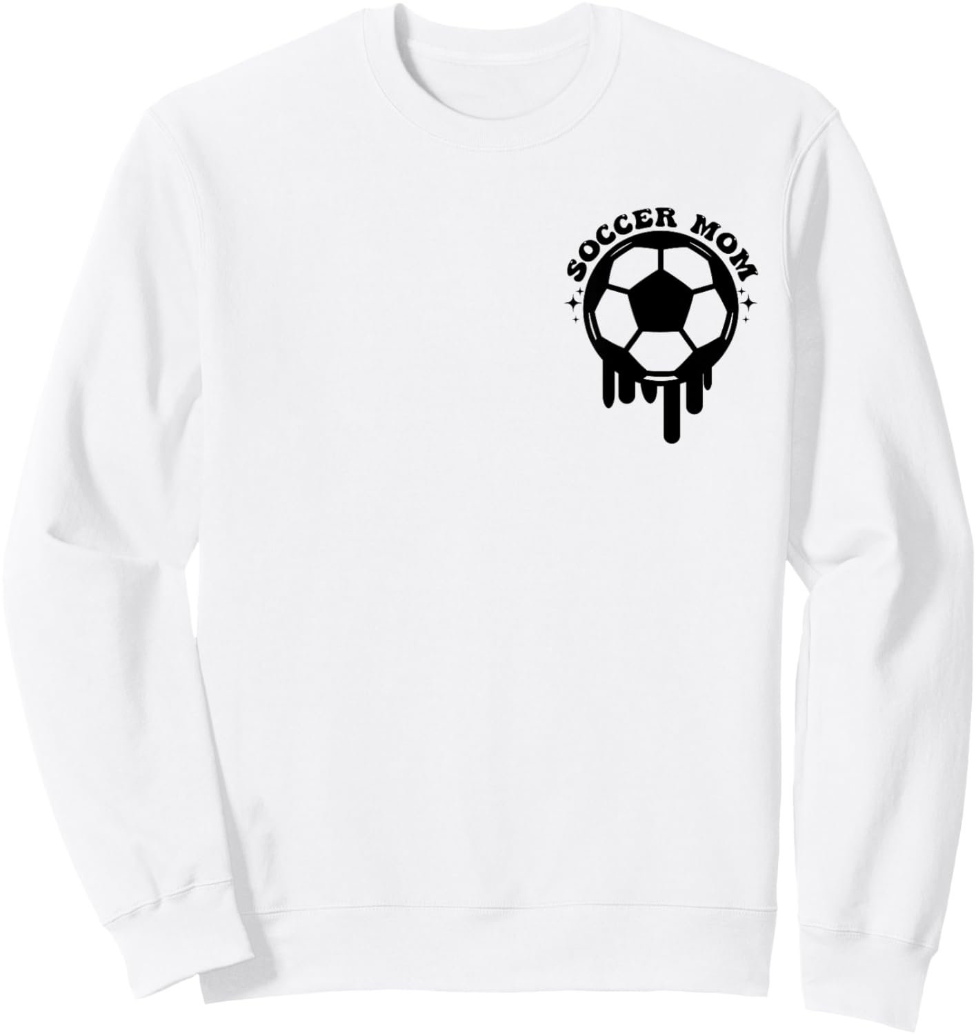 Soccer Mom Let’s kick Some Grass Funny Cheer mom Sweatshirt - Sweatshirt | White