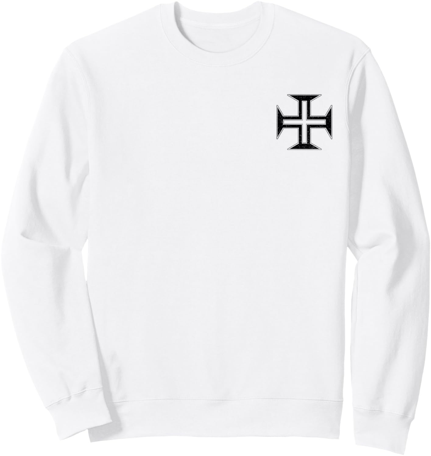Portuguese Cross Order of Christ Cross Portugal Sweatshirt - Sweatshirt | White