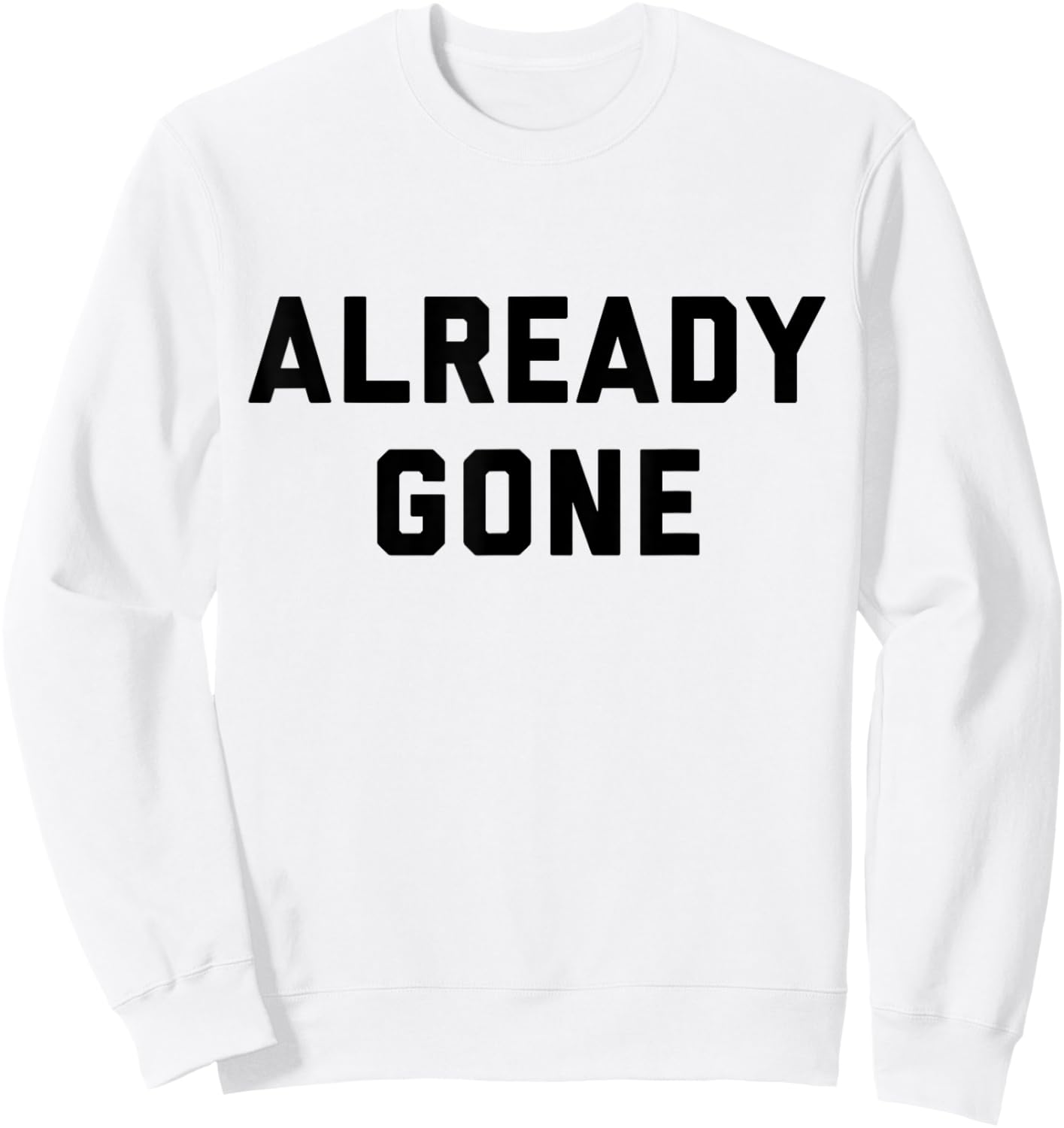 ALREADY GONE 1970s LA Country Southern Rock Music Sweatshirt - Sweatshirt | White