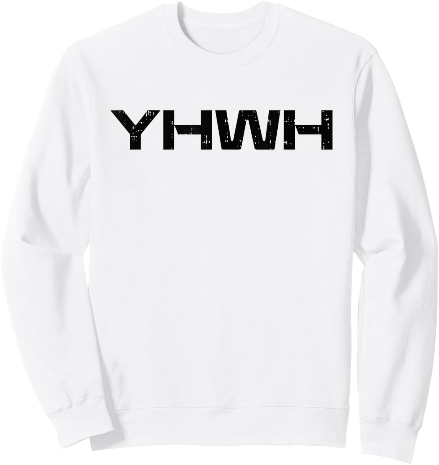 YHWH God Yahweh Sweatshirt - Sweatshirt | White