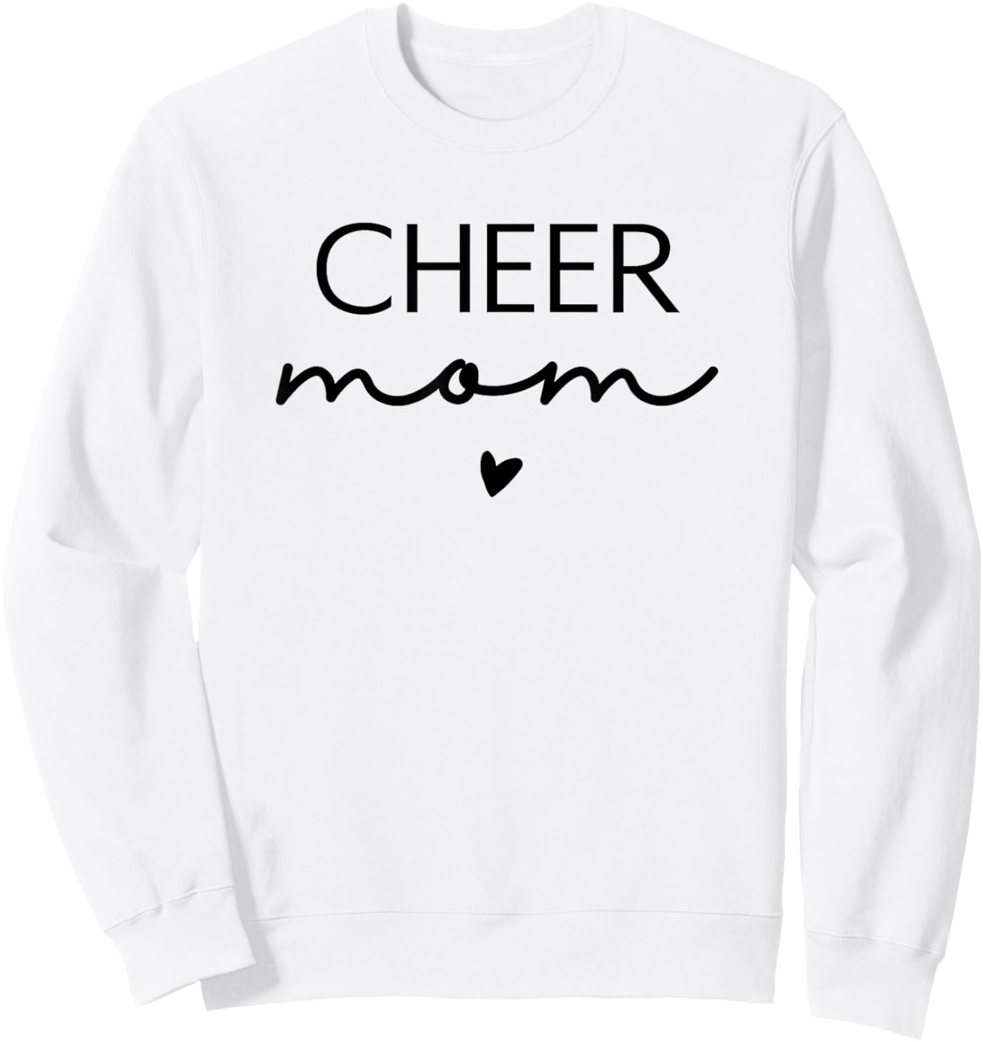Cheer Mom Cheerleading Mama Sweatshirt - Sweatshirt | White