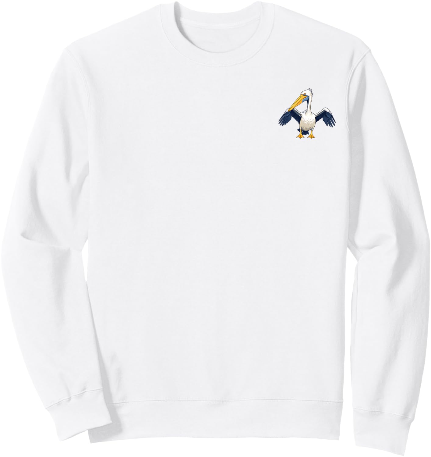 Pelican Pocket for Bird Lovers Sweatshirt - Sweatshirt | White