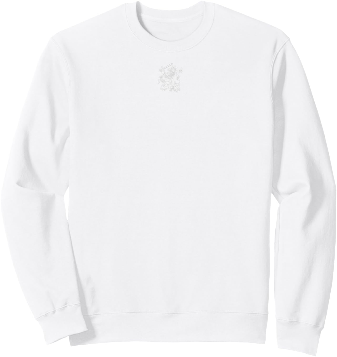 Dutch Lion of The Netherlands Nederland Holland Orange Sweatshirt - Sweatshirt | White