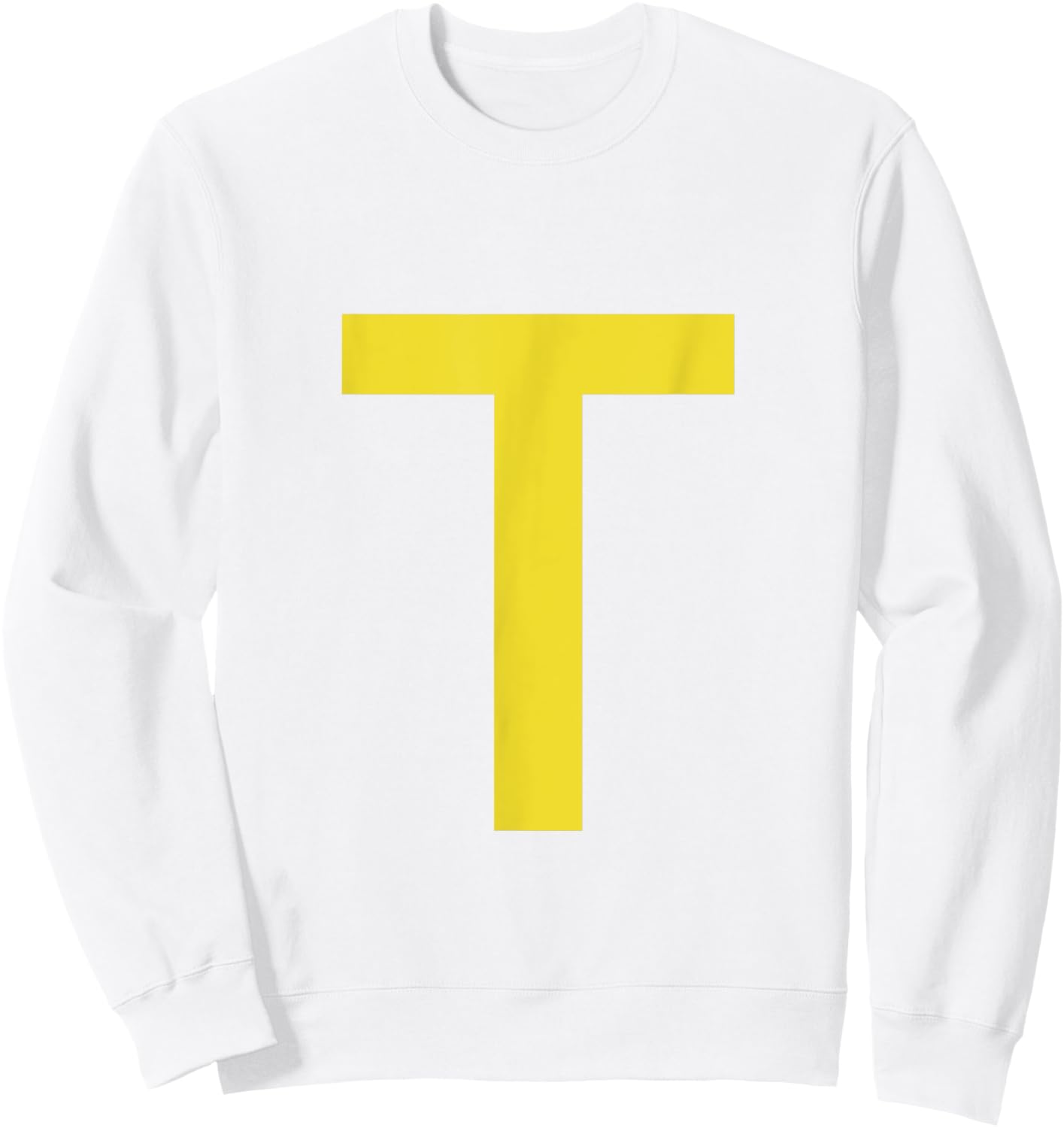 Letter T Funny Chipmunk Group Matching Halloween Costume Sweatshirt - Sweatshirt | White