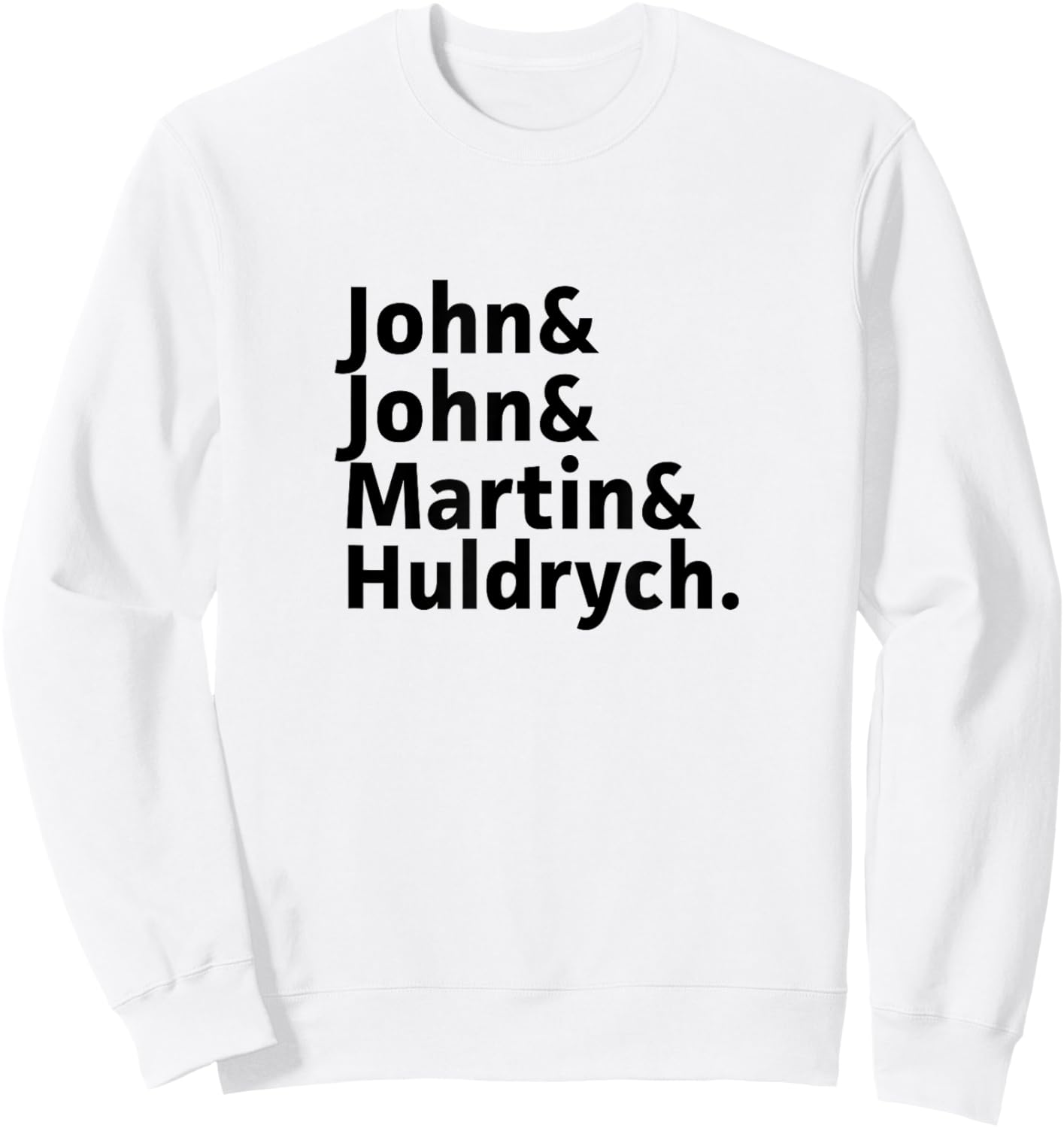 John Calvin, Knox, Martin Luther, Zwingli-Reformers Names Sweatshirt - Sweatshirt | White