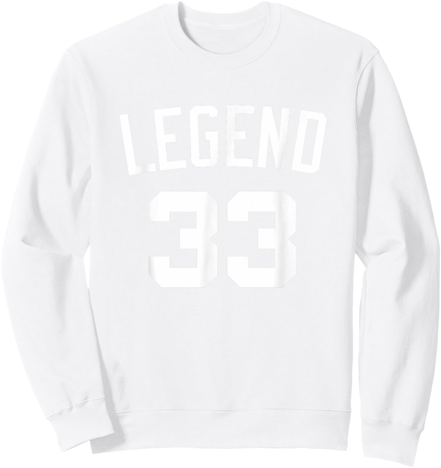 Boston Legend 33 Sweatshirt - Sweatshirt | White