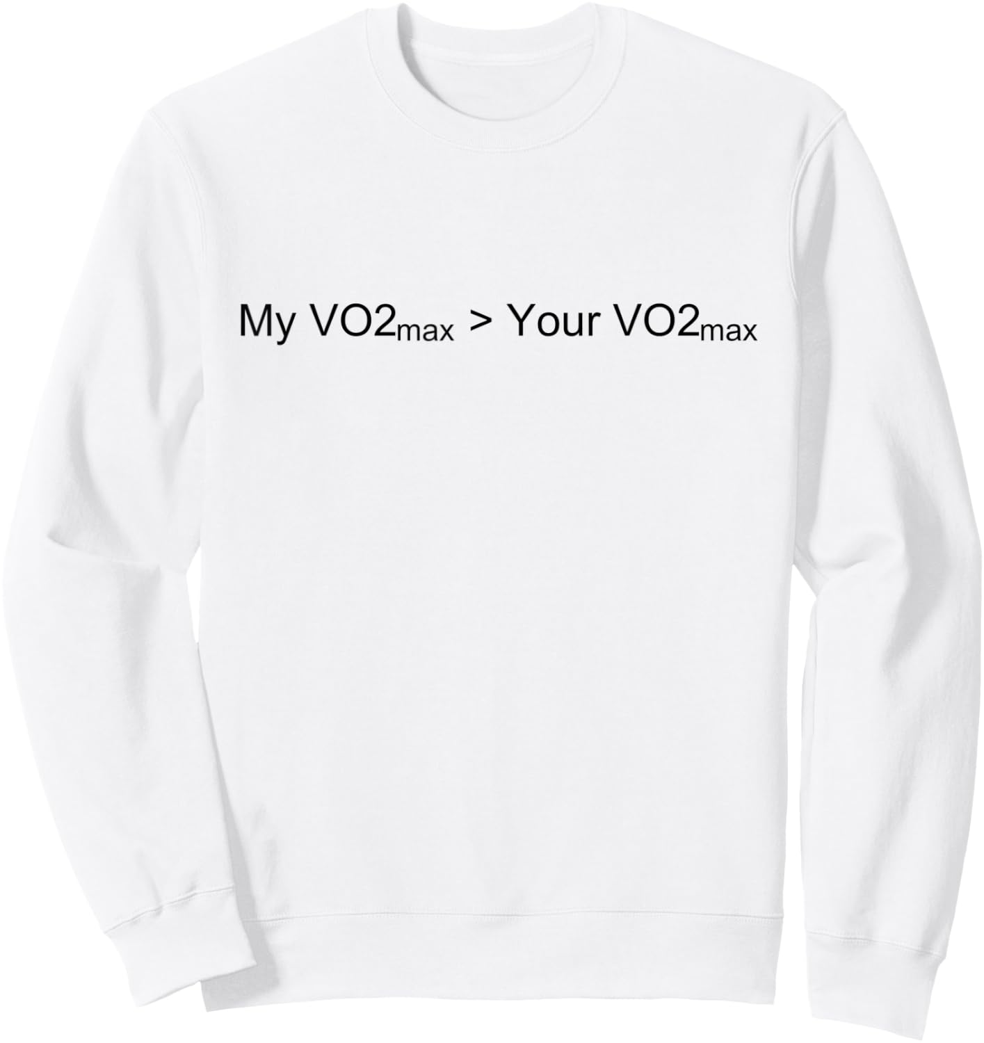 VO2 Max Sweatshirt - Sweatshirt | White