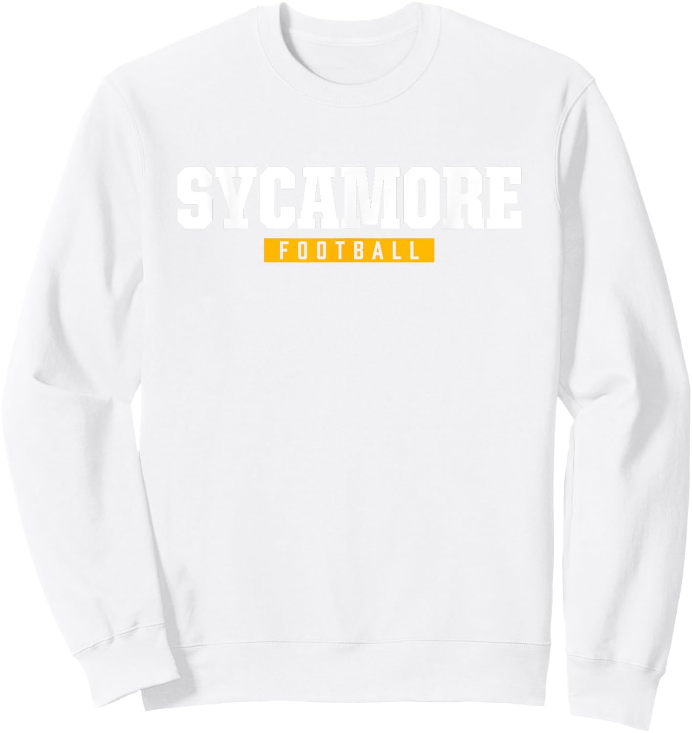 Sycamore High School Football HS Sweatshirt - Sweatshirt | White
