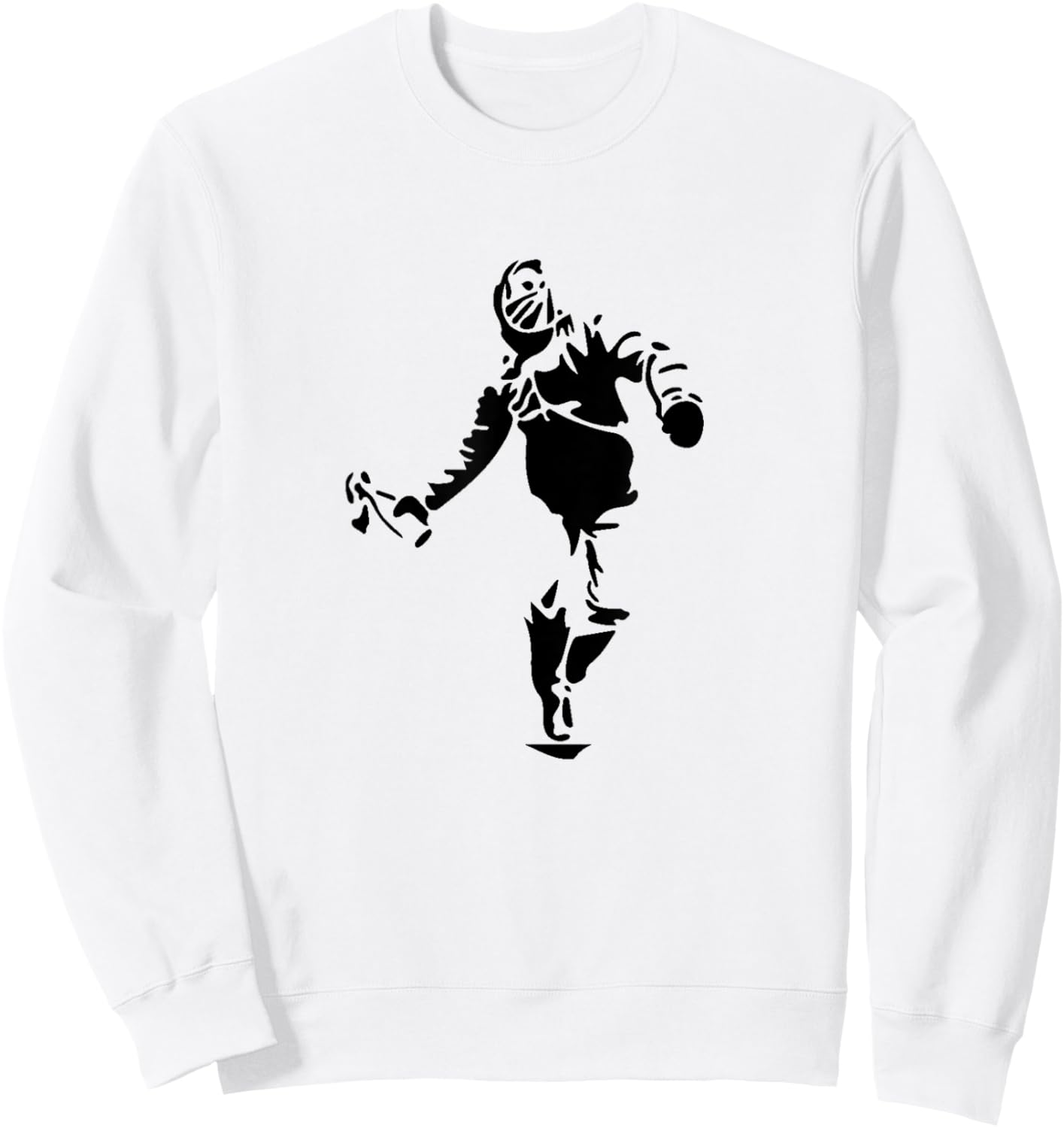 Famous graffiti Molotov print, Molotovcocktail Sweatshirt - Sweatshirt | White