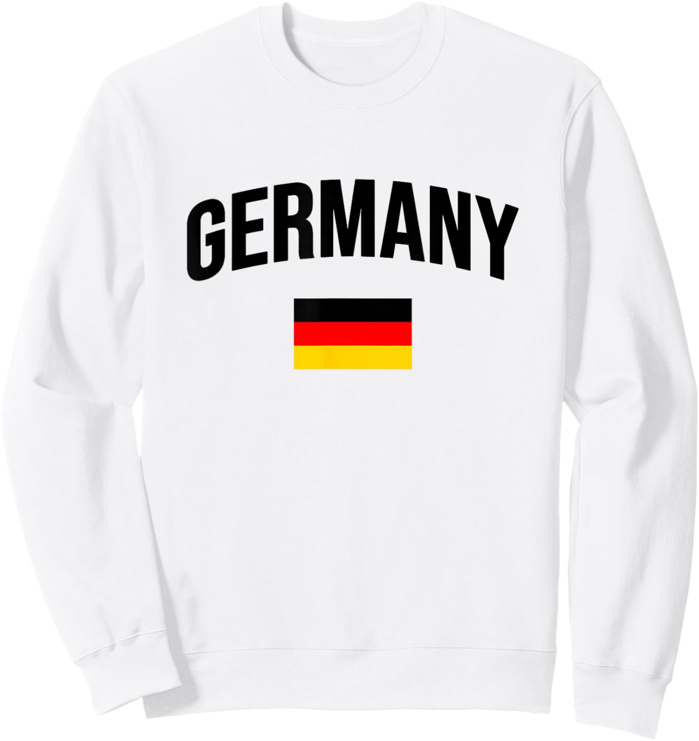 Germany - Throwback Design - Flag of Deutschland - Classic Sweatshirt - Sweatshirt | White