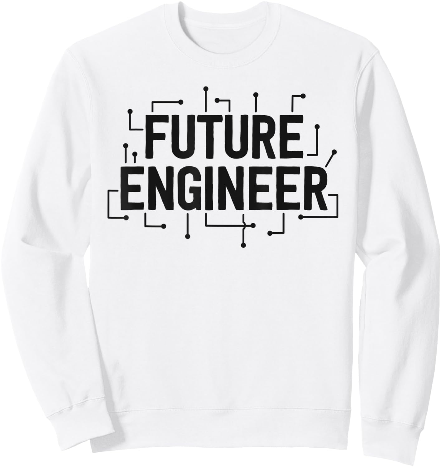Electrical Engineering Shirt Circuit Kids Future Engineer Sweatshirt - Sweatshirt | White