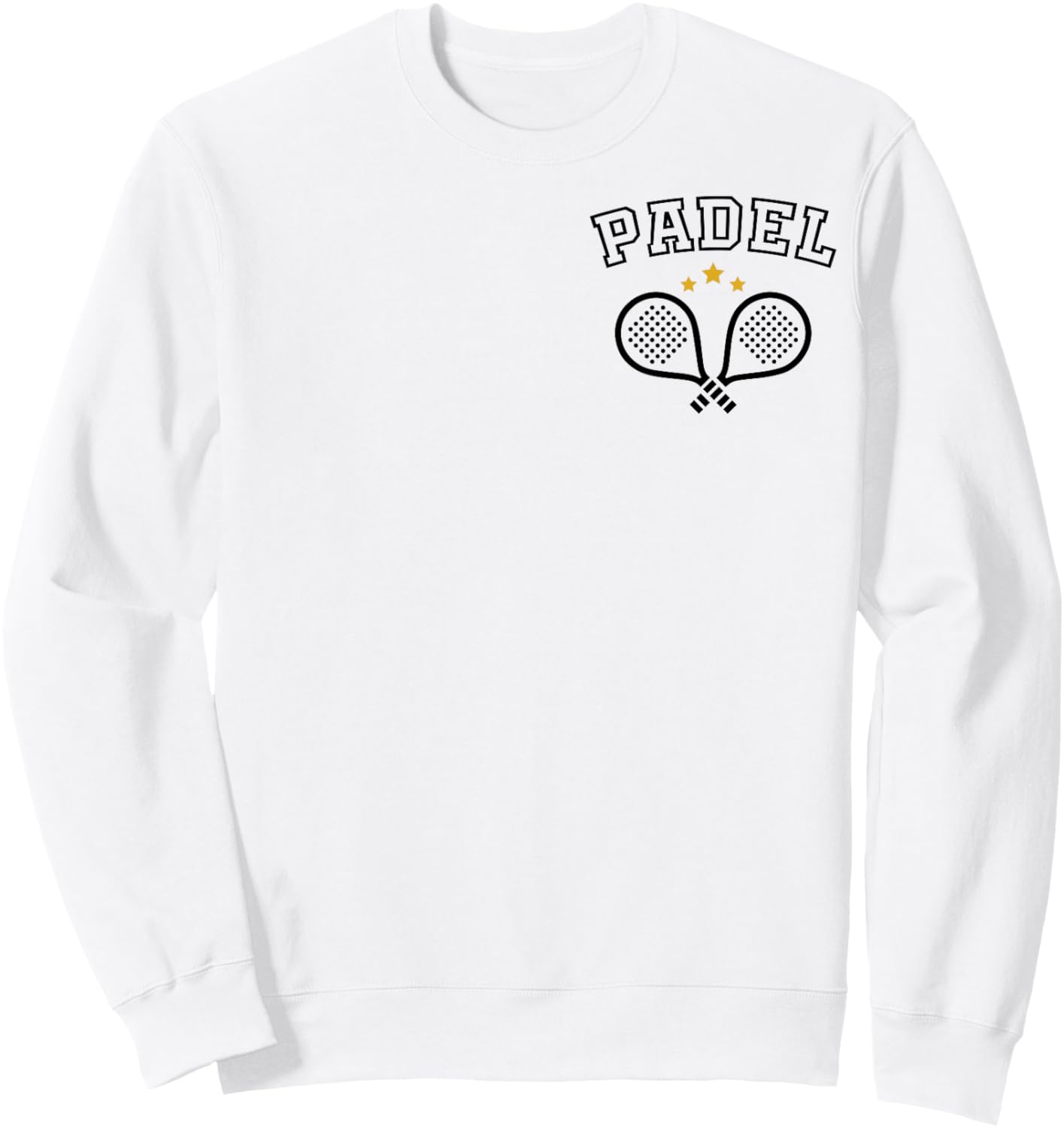 Funny Gift Fan Coach Paddle Tennis Sport Padel Pocket , white, S Sweatshirt - Sweatshirt | White