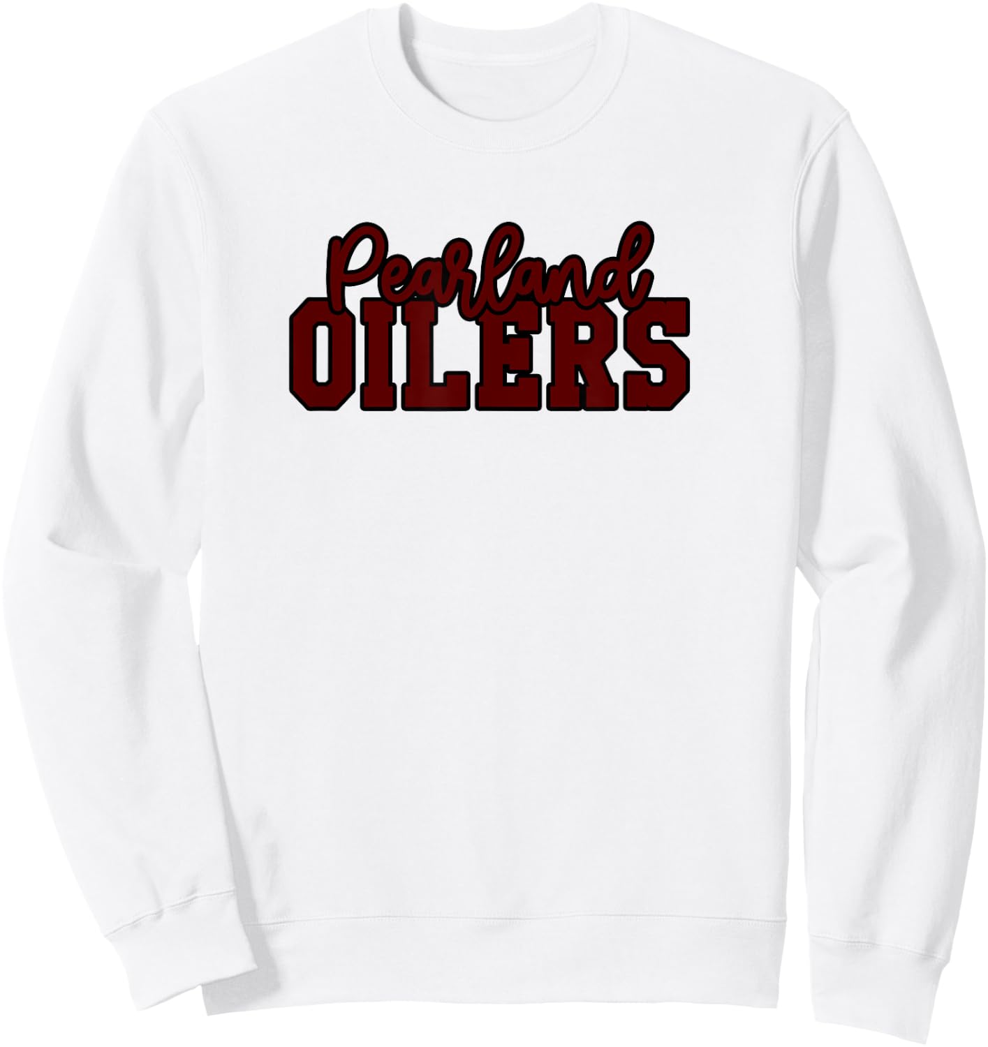 Pearland High School Oilers Sweatshirt - Sweatshirt | White