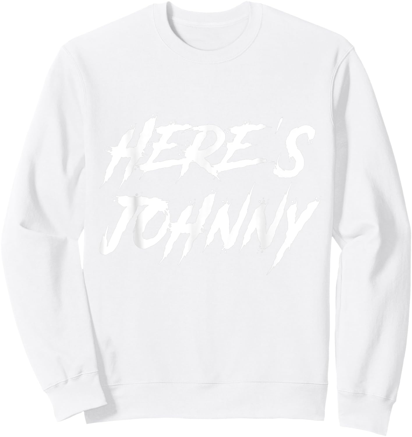 Here's Johnny Halloween Costume Retro Trick Or Treat Jack Sweatshirt - Sweatshirt | White