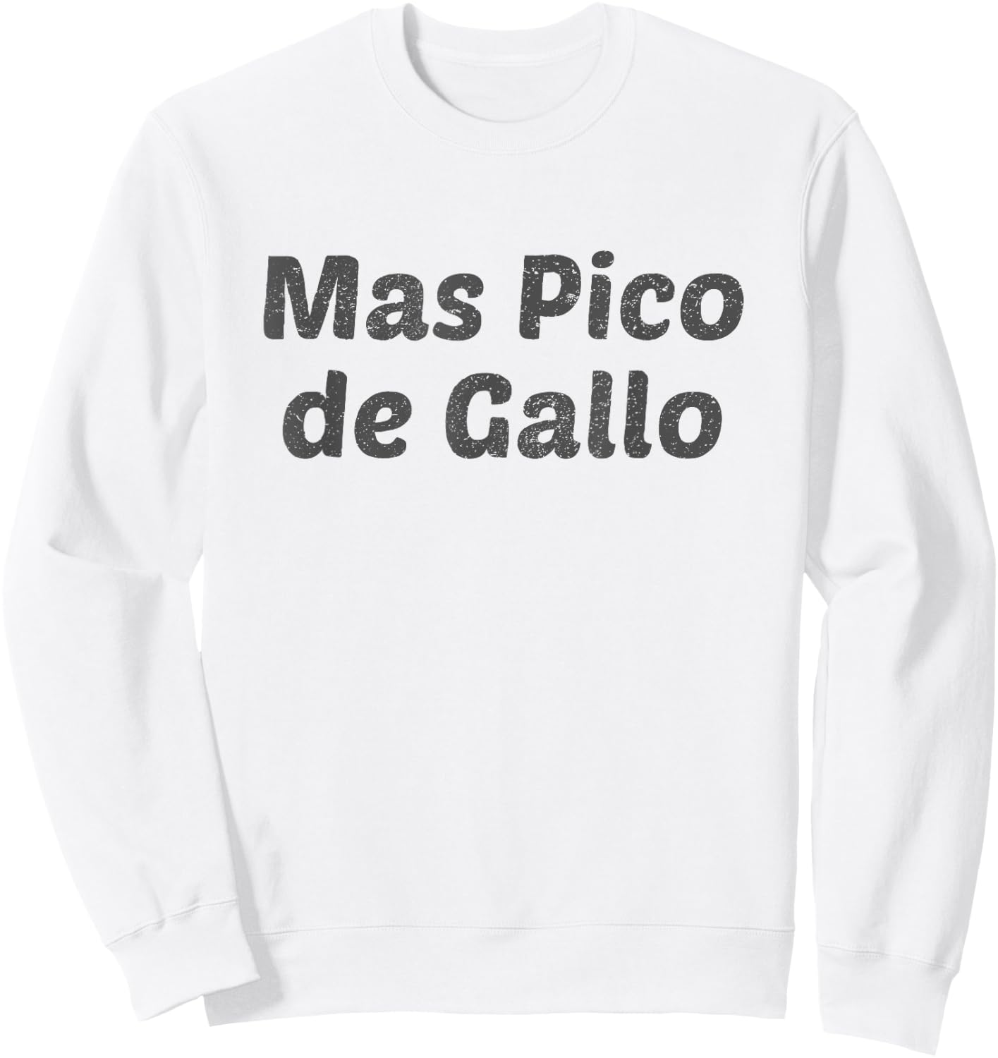 Mas Pico de Gallo Texas Graphic Sweatshirt - Sweatshirt | White