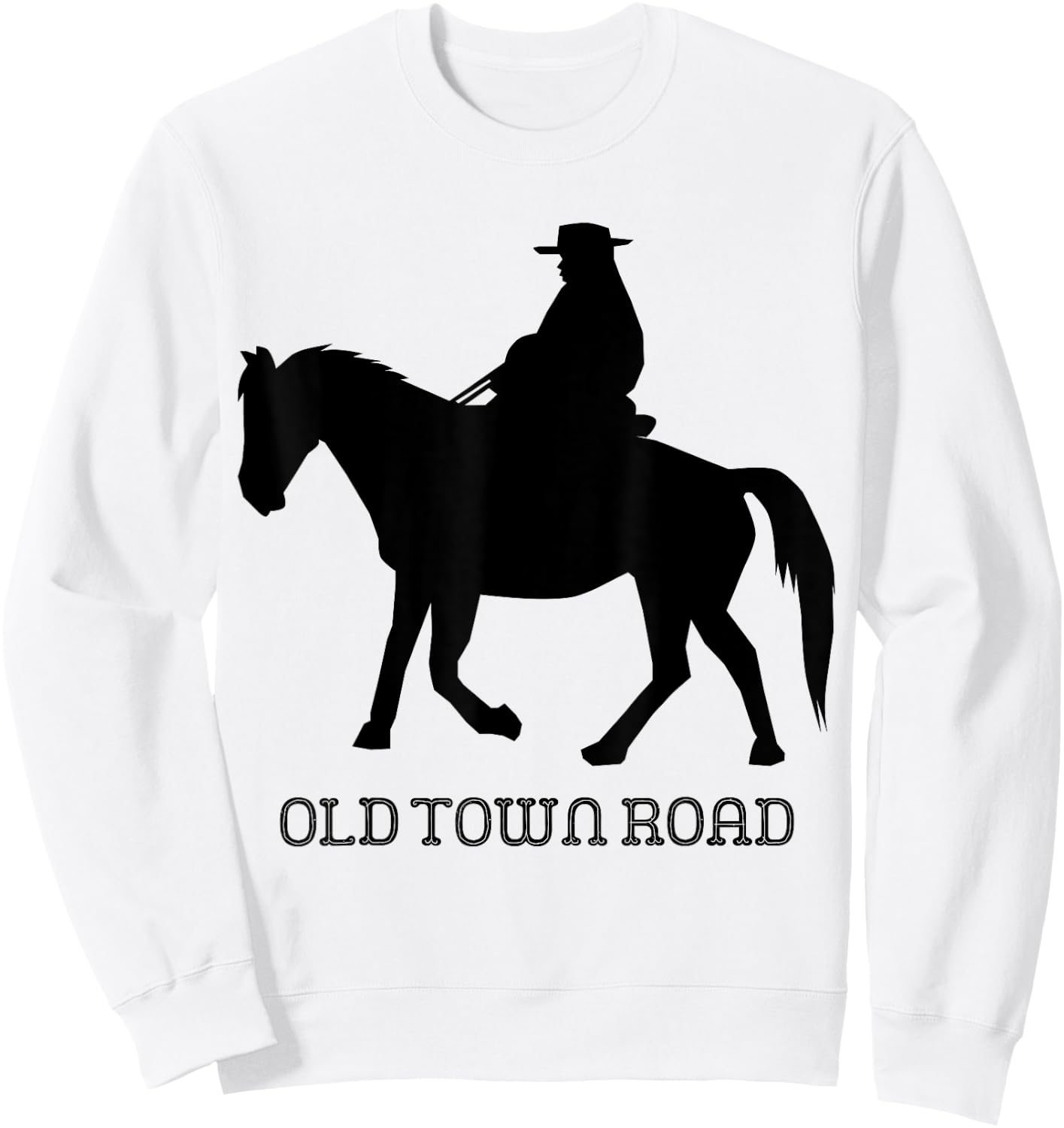 Old Town Road Sweatshirt - Sweatshirt | White