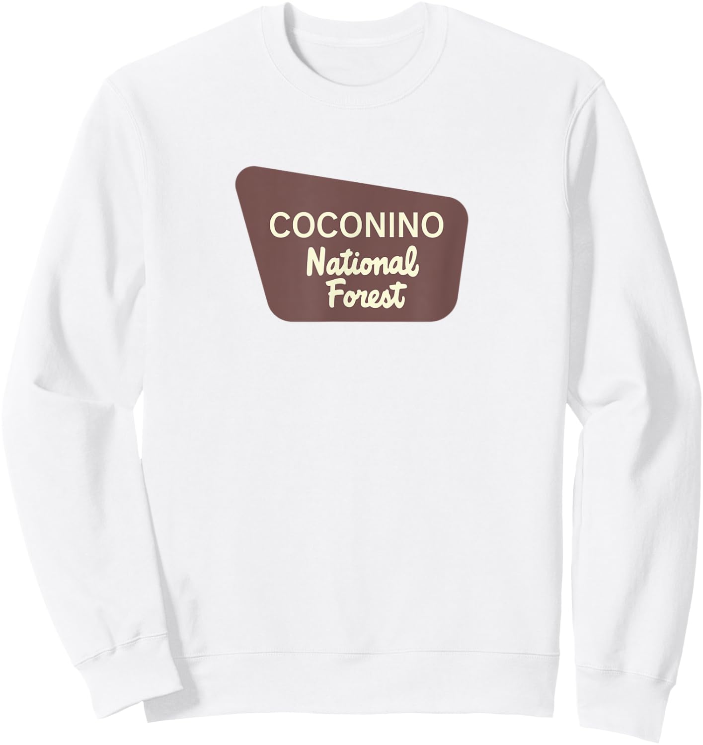 Coconino National Forest Sweatshirt - Sweatshirt | White