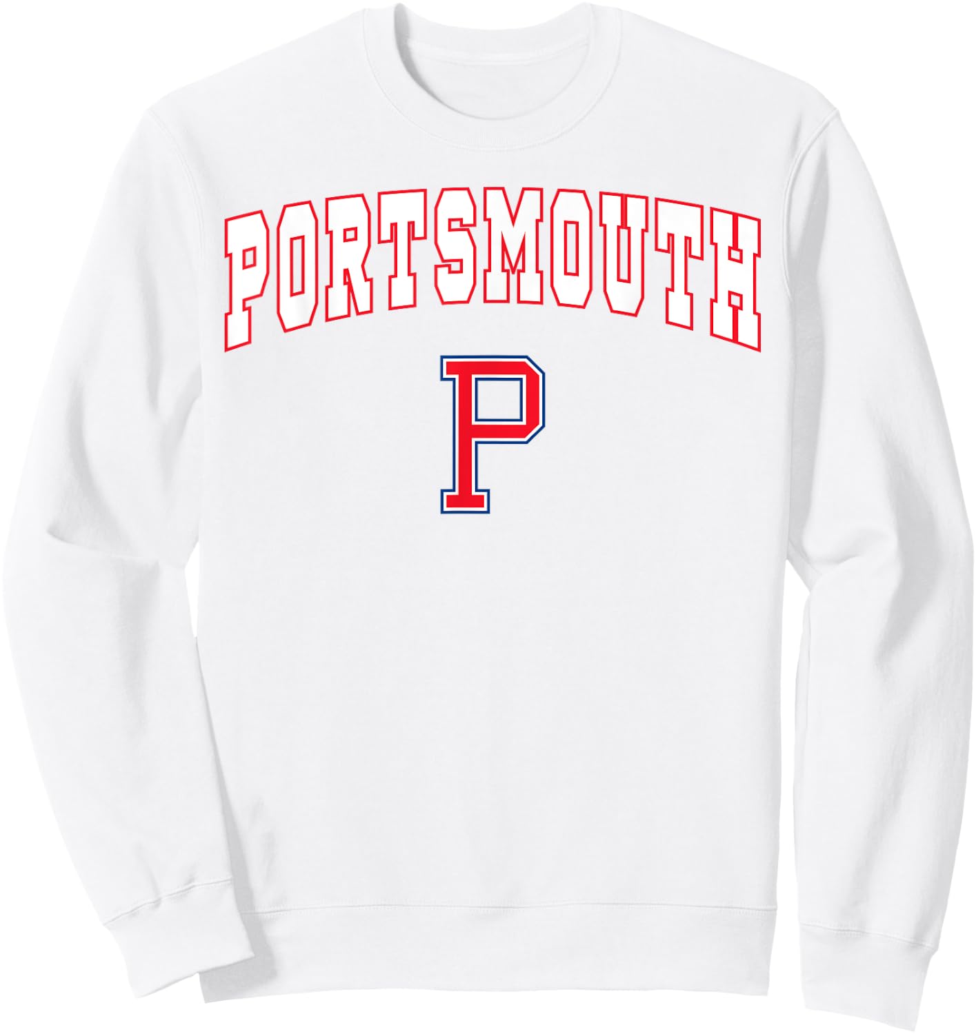 Portsmouth High School Patriots C2 Sweatshirt - Sweatshirt | White