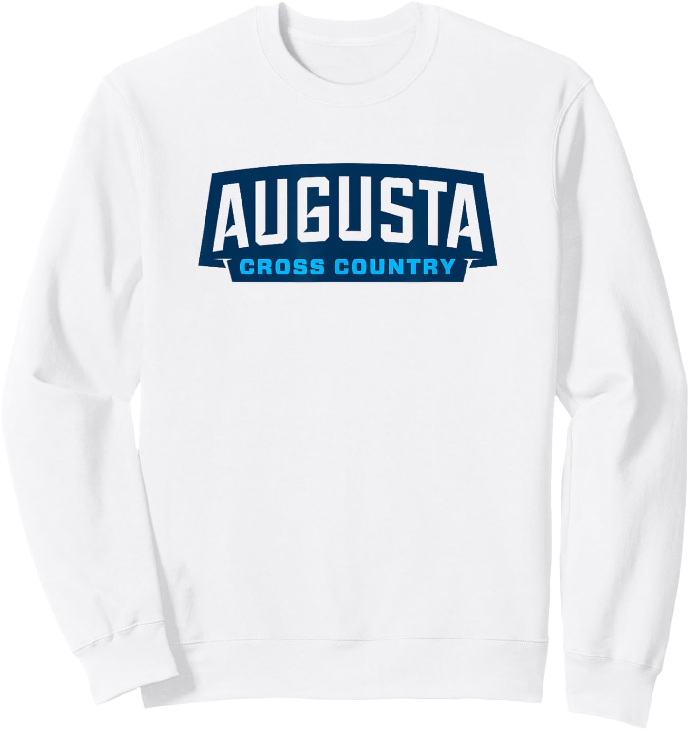 Augusta University Jaguars Premium Collegiate Cross Country Sweatshirt - Sweatshirt | White