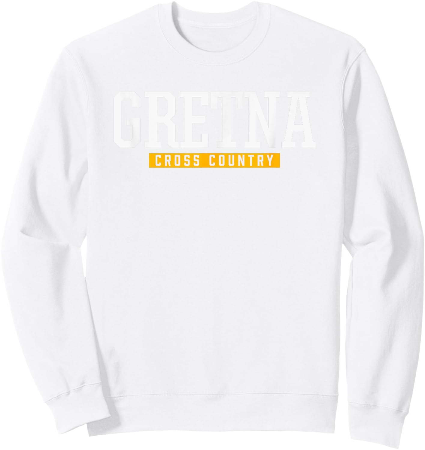 Gretna High School Cross Country Sweatshirt - Sweatshirt | White