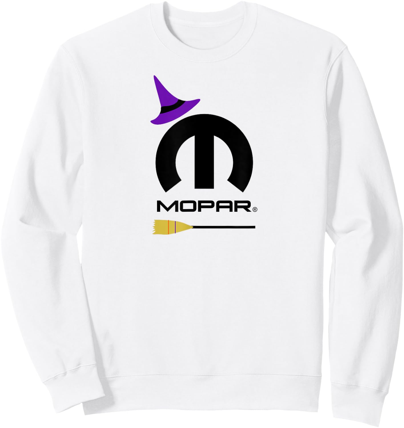 Mopar Witch Logo Sweatshirt - Sweatshirt | White