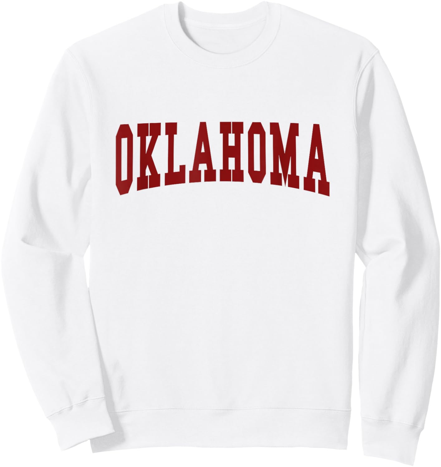 OKLAHOMA - Throwback Design - Classic Sweatshirt - Sweatshirt | White