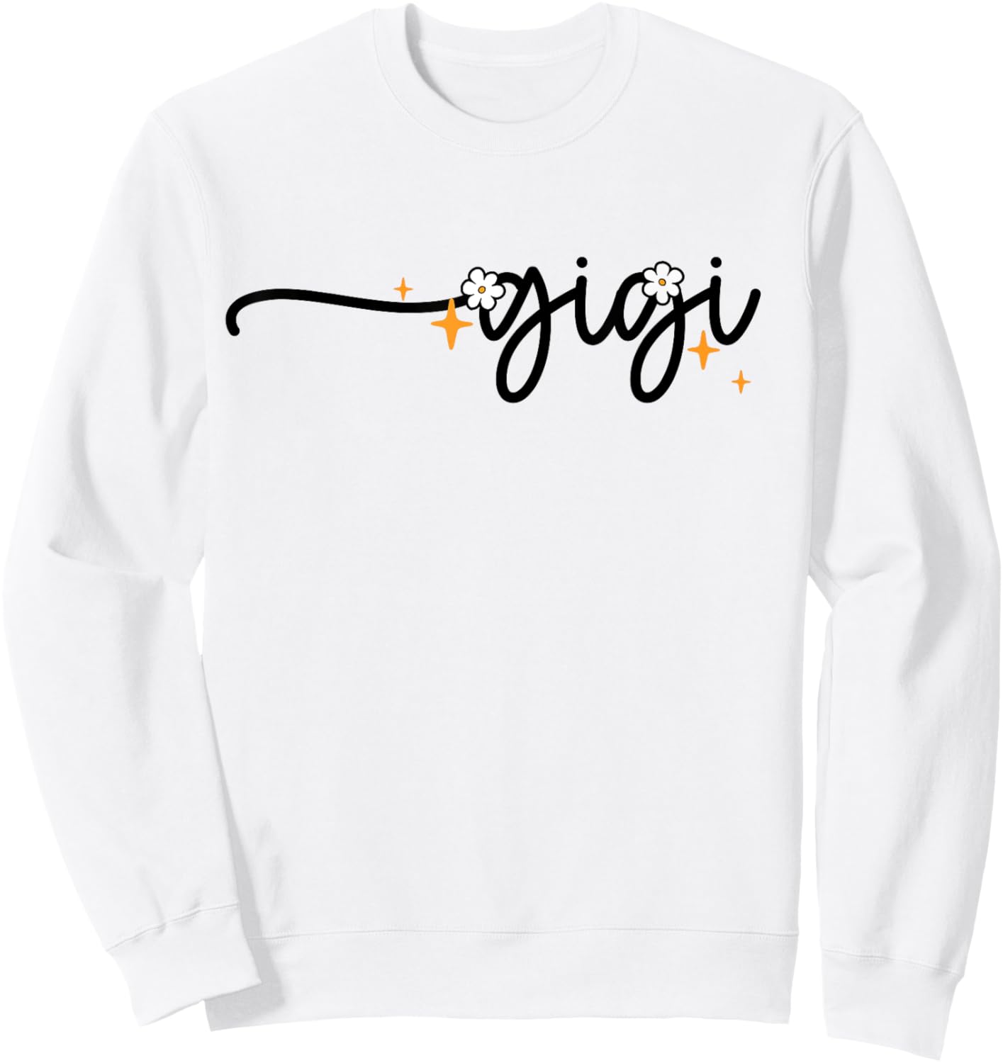 Floral Gigi Grandma Life Mother's Day Women Grandmother Sweatshirt - Sweatshirt | White