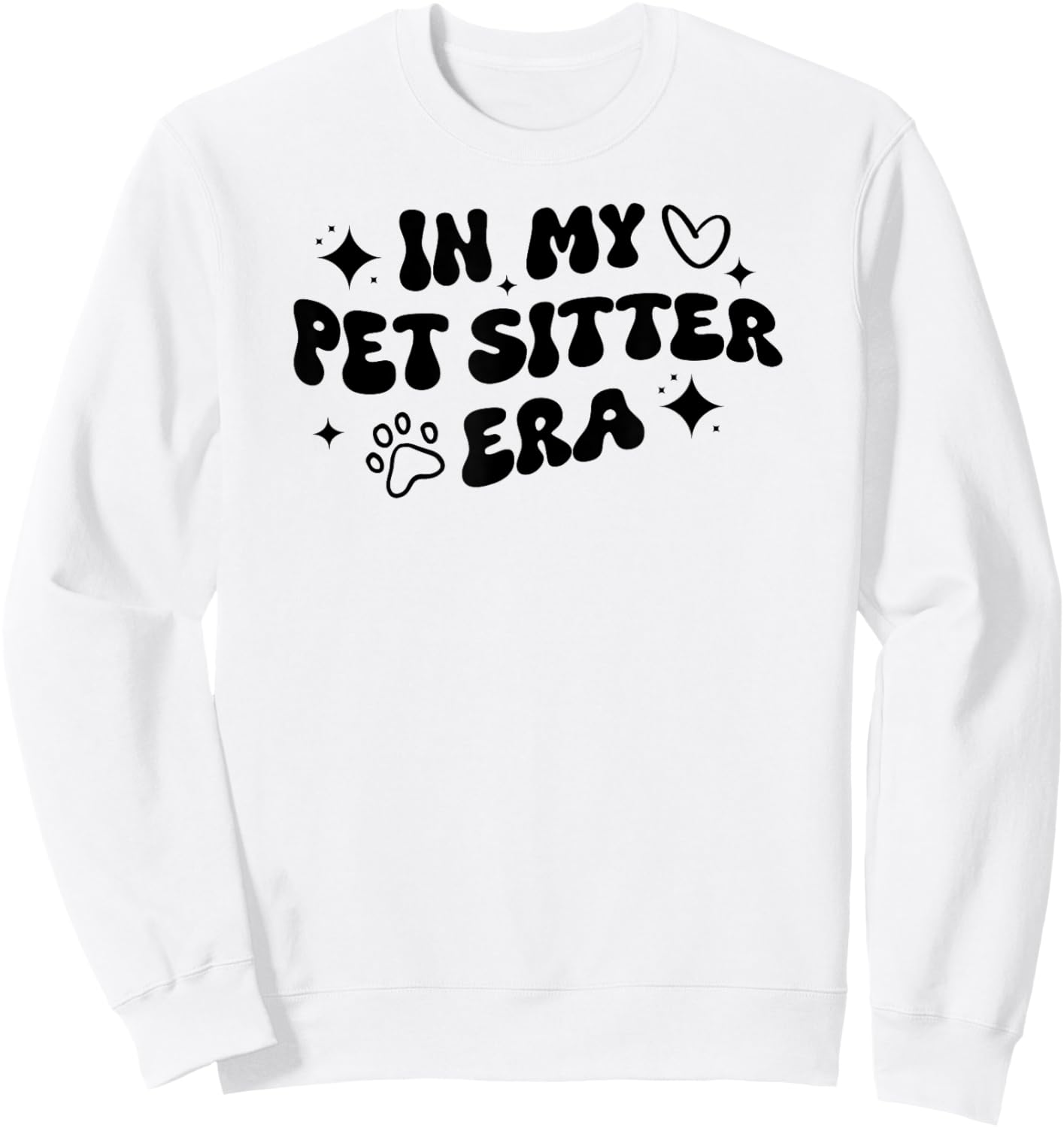 Pet Sitting Era Light Sweatshirt - Sweatshirt | White