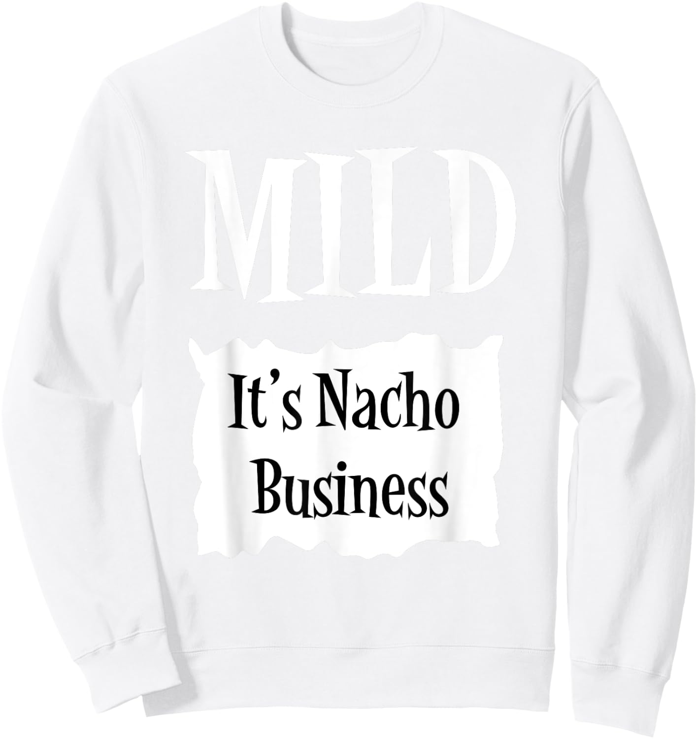 MILD - Hot Packet Halloween Taco Costume Sweatshirt - Sweatshirt | White