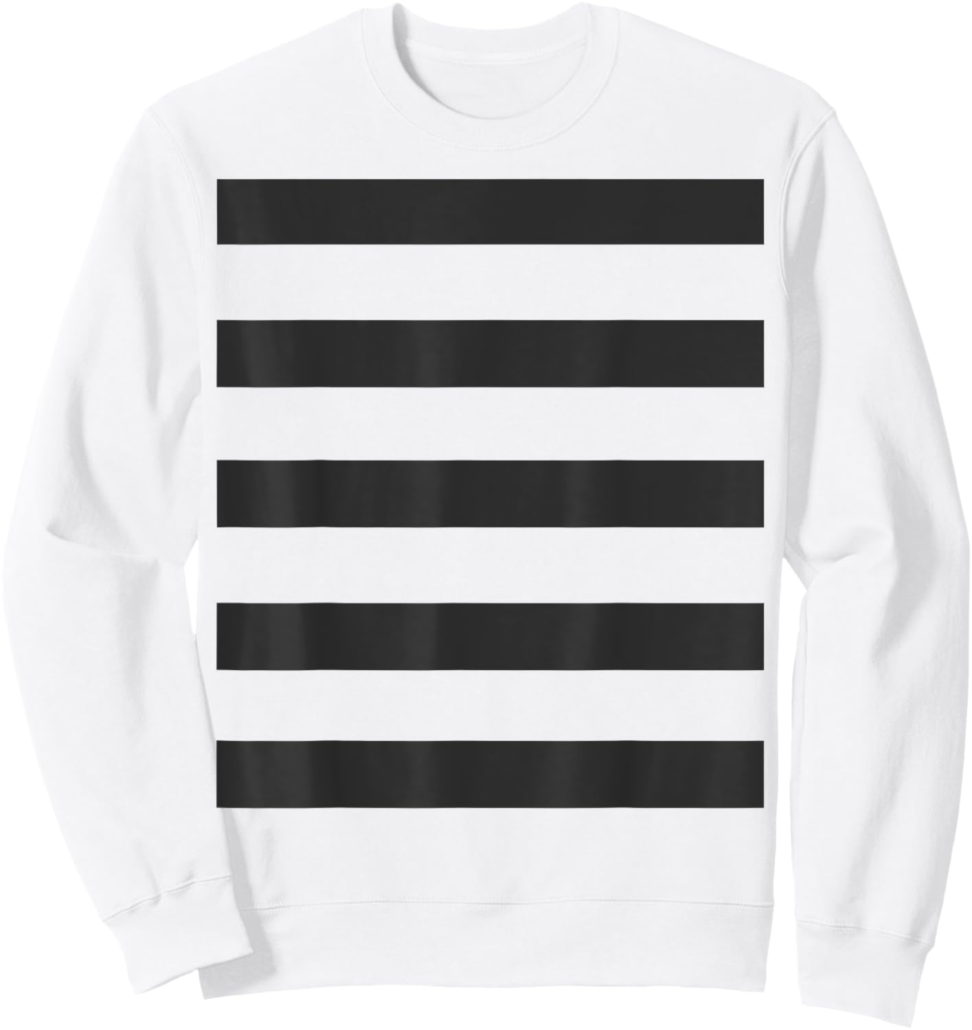 Bee Stripes Halloween Costume Yellow with Black Stripes Sweatshirt - Sweatshirt | White