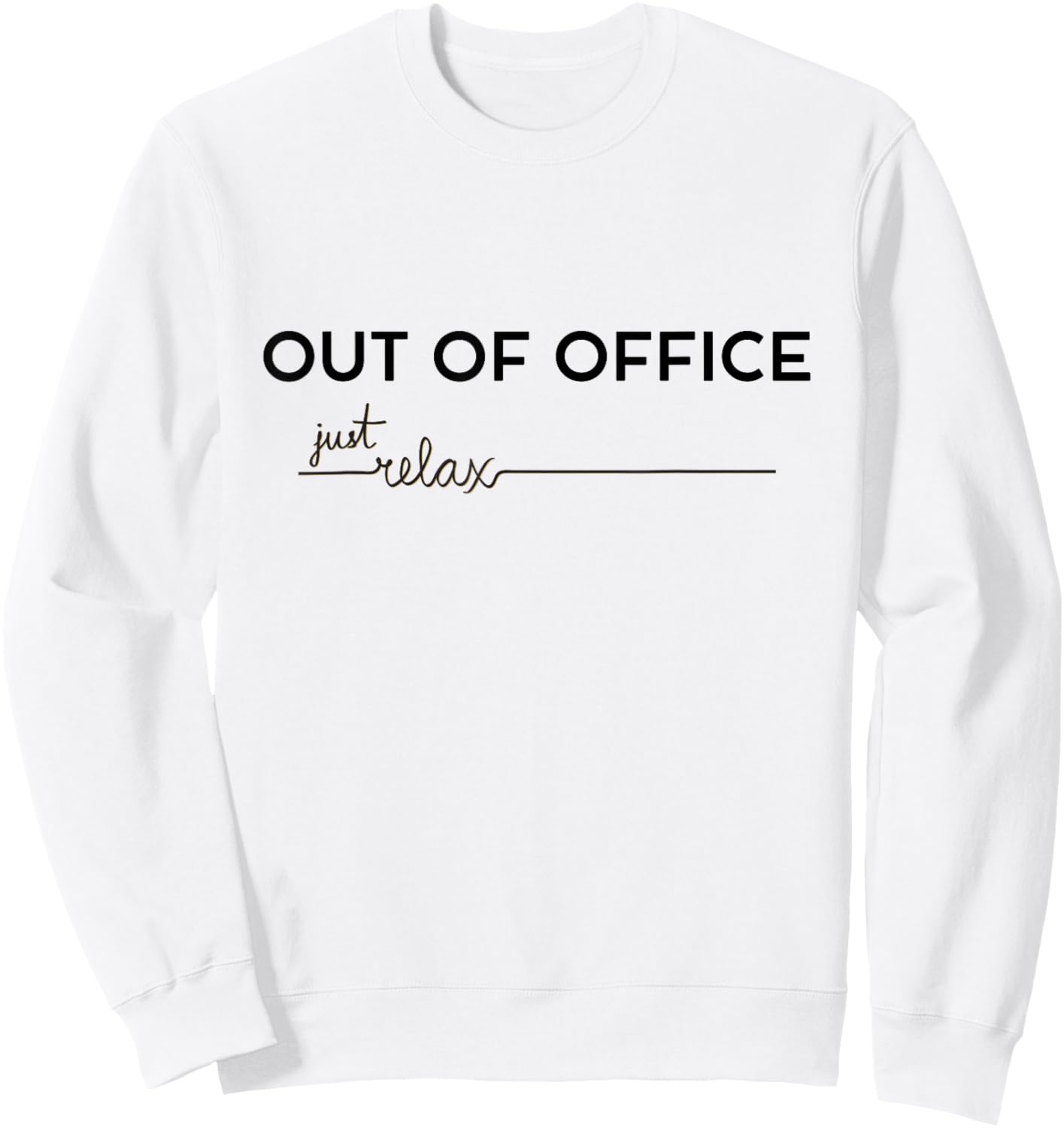 Out of Office Urlaub Liebhaber Homeoffice Sweatshirt - Sweatshirt | White