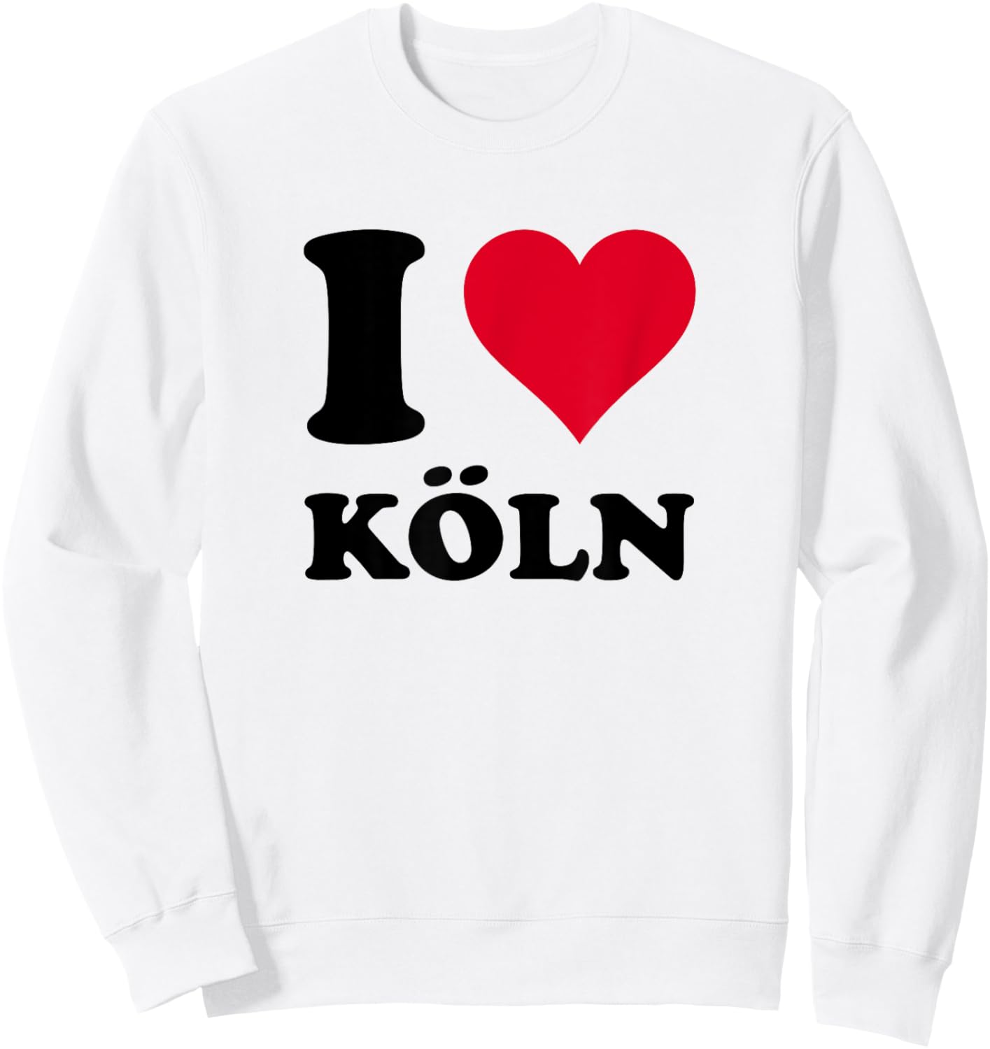 « Ich Liebe Köln » Sweatshirt - Sweatshirt | White