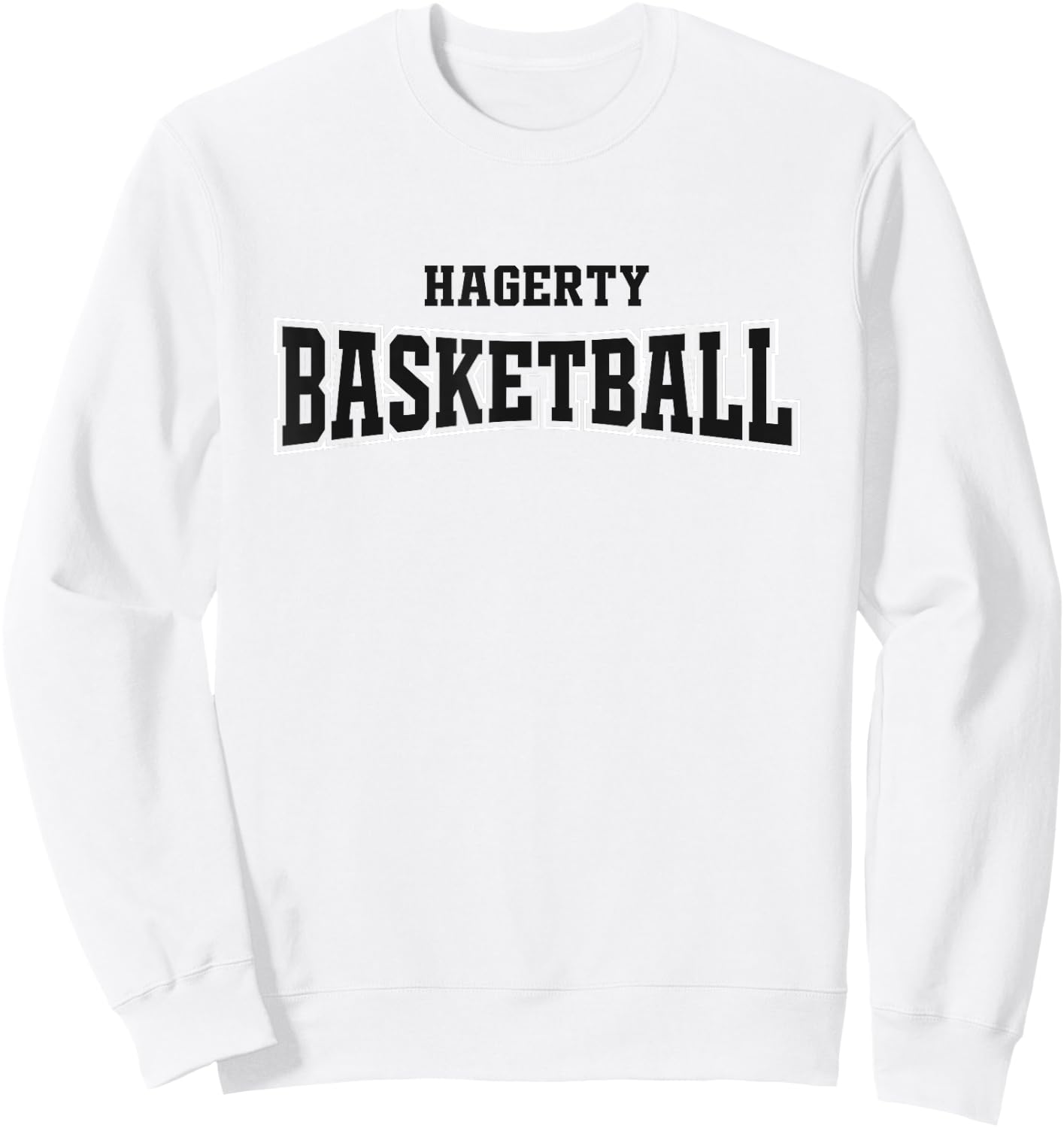 Hagerty High School Basketball Warp HS Sweatshirt - Sweatshirt | White