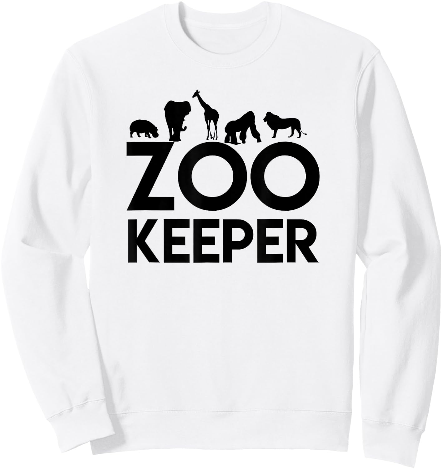 Zookeeper - Zookeeper Gift Animal Lover Zookeeper Outfit Sweatshirt - Sweatshirt | White