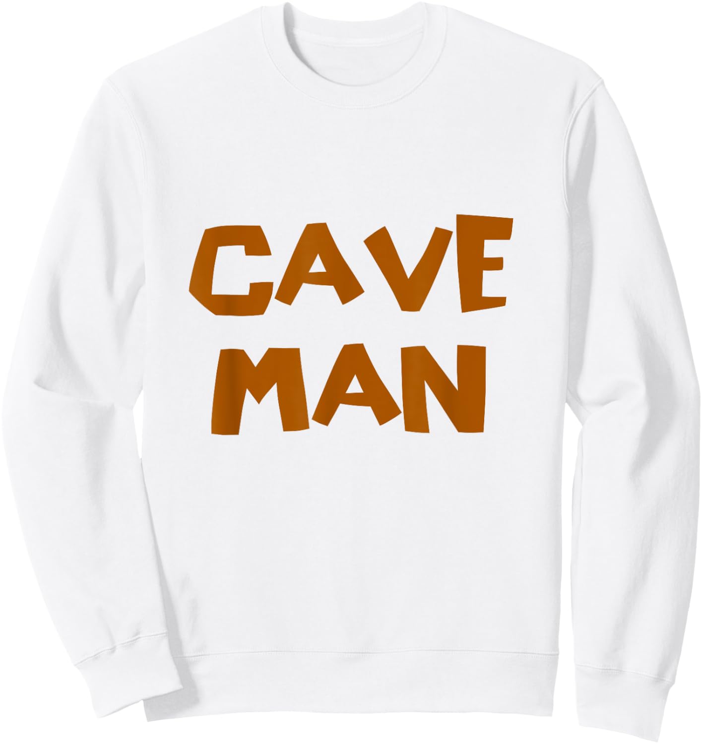 Caveman Halloween Party Costume Cave Rescue Caving Hiking Sweatshirt - Sweatshirt | White